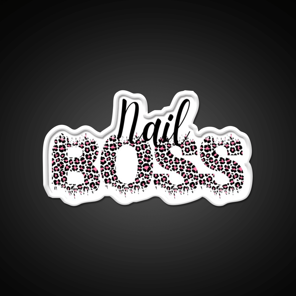 Nail Boss Manicure Ladys Nail Salon Led Neon Sign For Beauty Salon Rgb Color - Shineneon