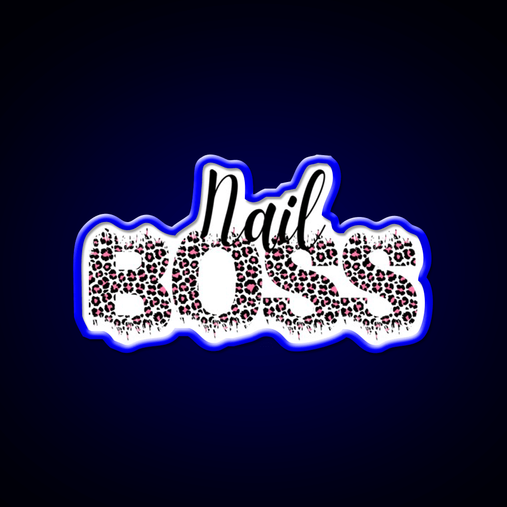 Nail Boss Manicure Ladys Nail Salon Led Neon Sign For Beauty Salon Rgb Color - Shineneon