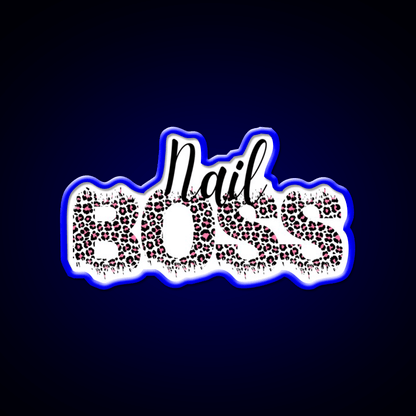 Nail Boss Manicure Ladys Nail Salon Led Neon Sign For Beauty Salon Rgb Color - Shineneon