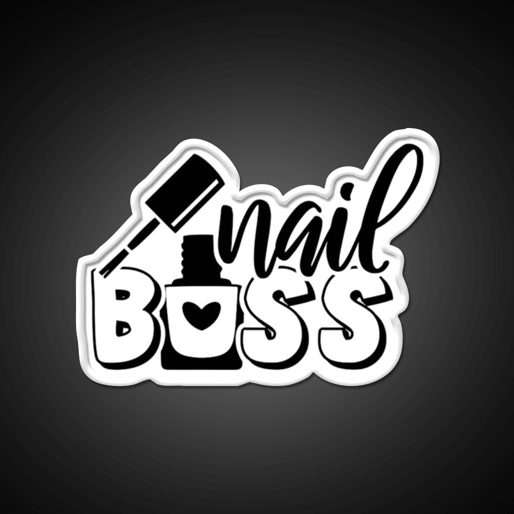 Nail Boss Manicure Ladys Nail Salon Led Neon Sign For Nail Shop Rgb Color - Shineneon