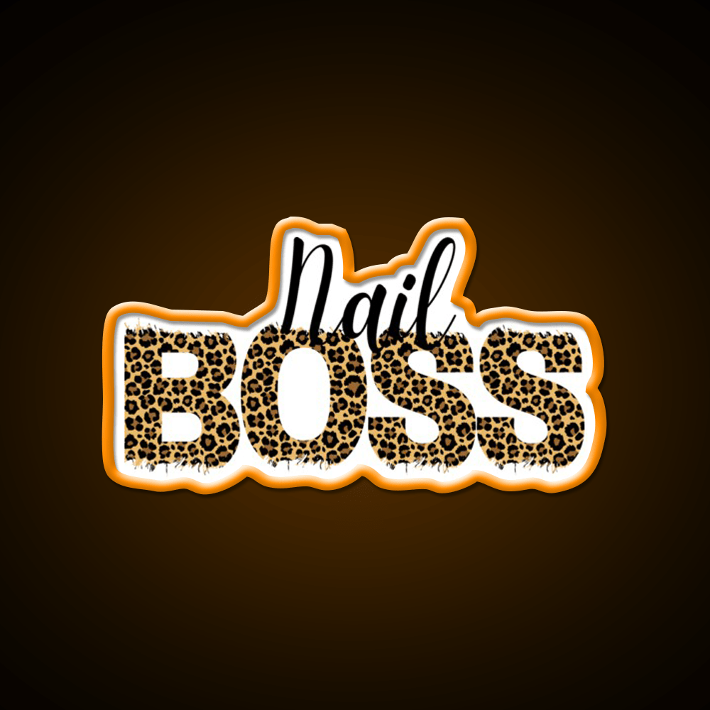 Nail Boss Manicure Ladys Nail Salon Led Neon Sign For Tech Room Rgb Color - Shineneon