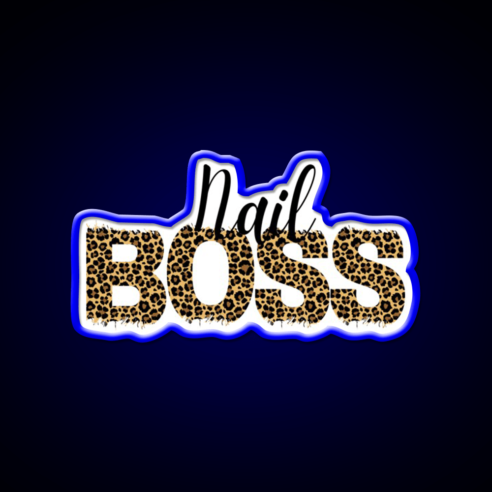 Nail Boss Manicure Ladys Nail Salon Led Neon Sign For Tech Room Rgb Color - Shineneon