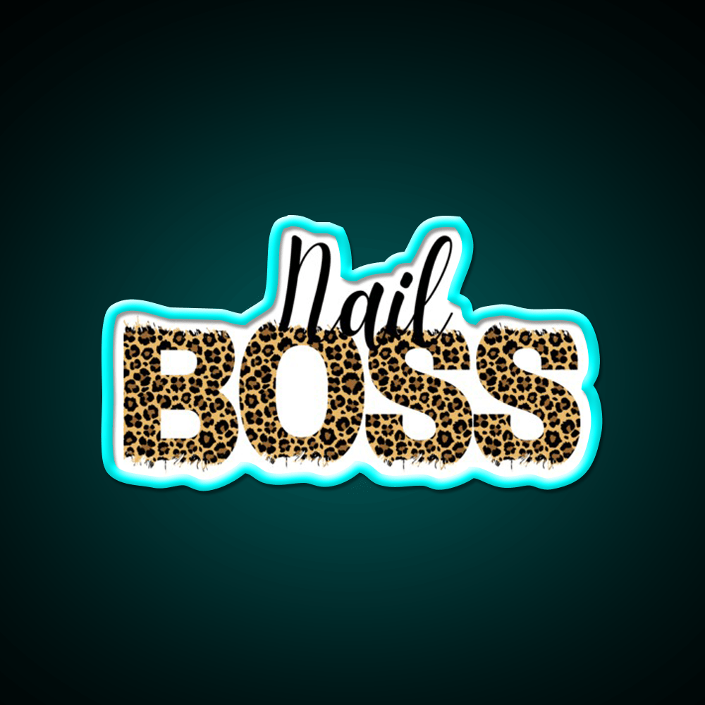 Nail Boss Manicure Ladys Nail Salon Led Neon Sign For Tech Room Rgb Color - Shineneon