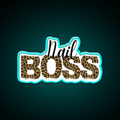 Nail Boss Manicure Ladys Nail Salon Led Neon Sign For Tech Room Rgb Color - Shineneon
