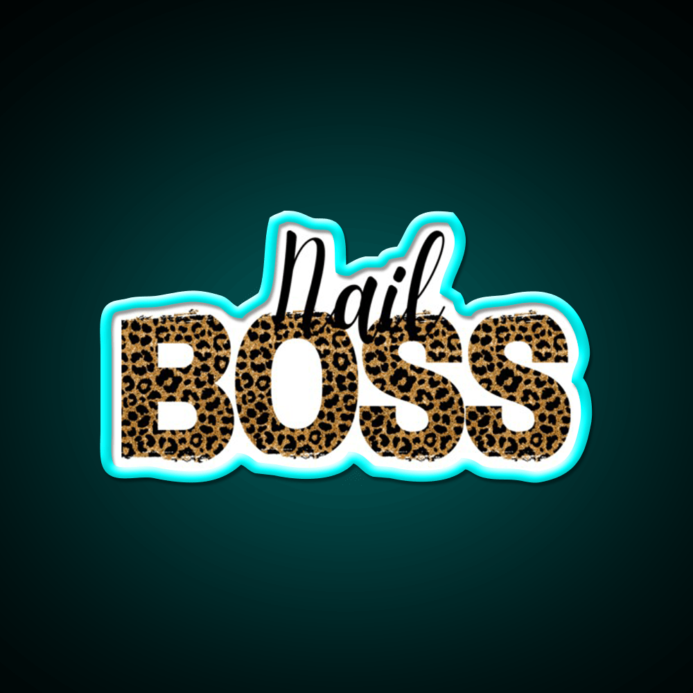 Nail Boss Manicure Ladys Nail Salon Led Neon Sign Salon Decor Rgb Color - Shineneon