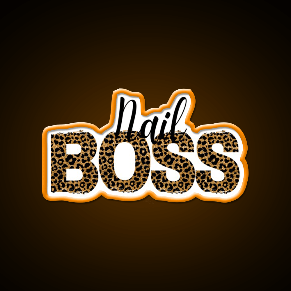 Nail Boss Manicure Ladys Nail Salon Led Neon Sign Salon Decor Rgb Color - Shineneon