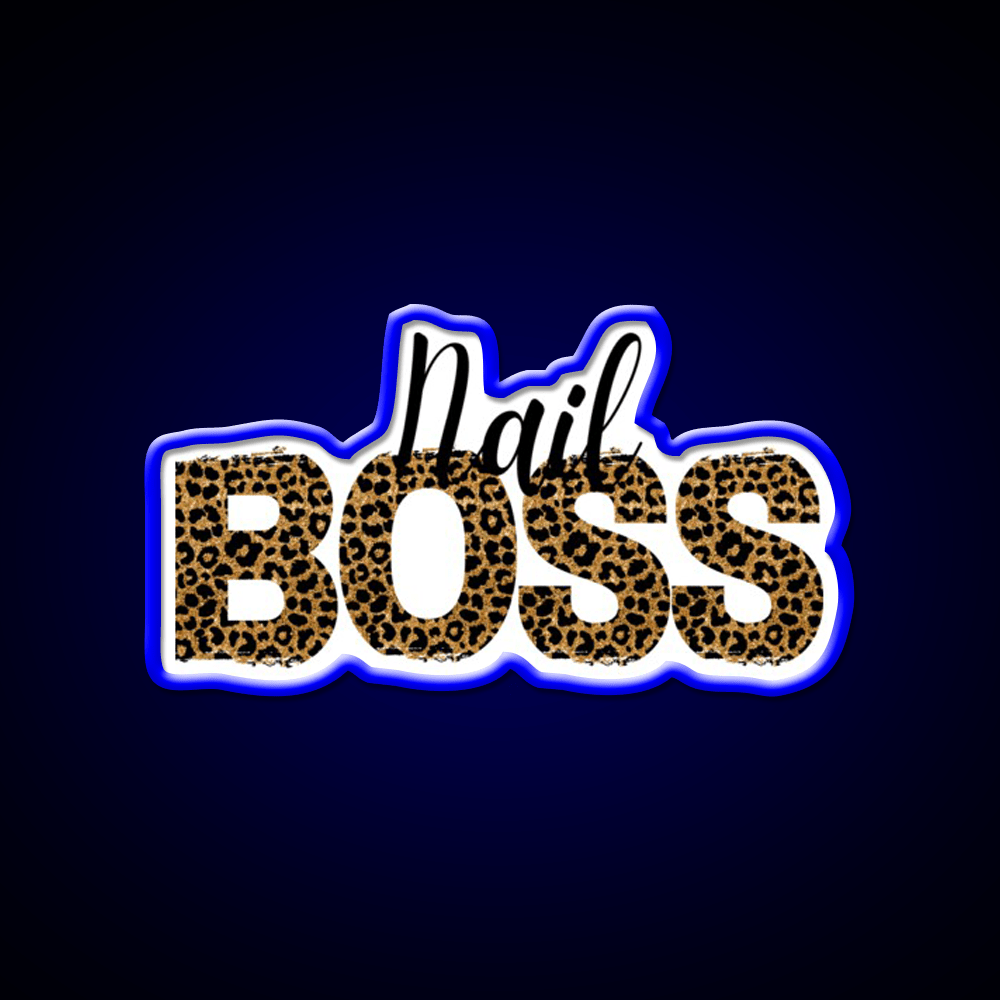Nail Boss Manicure Ladys Nail Salon Led Neon Sign Salon Decor Rgb Color - Shineneon