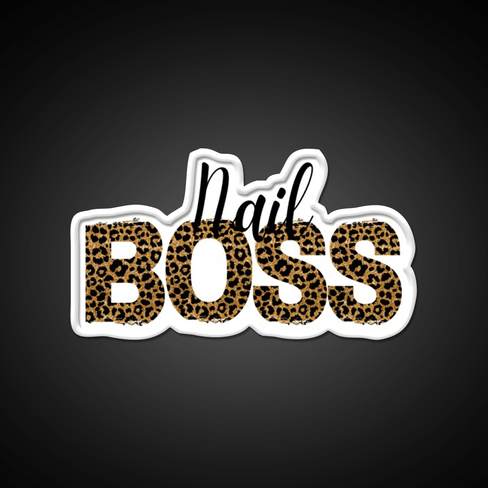 Nail Boss Manicure Ladys Nail Salon Led Neon Sign Salon Decor Rgb Color - Shineneon