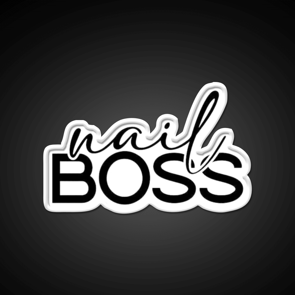 Nail Boss Manicure Ladys Nail Salon Led Neon Sign Wall Light Rgb Color - Shineneon