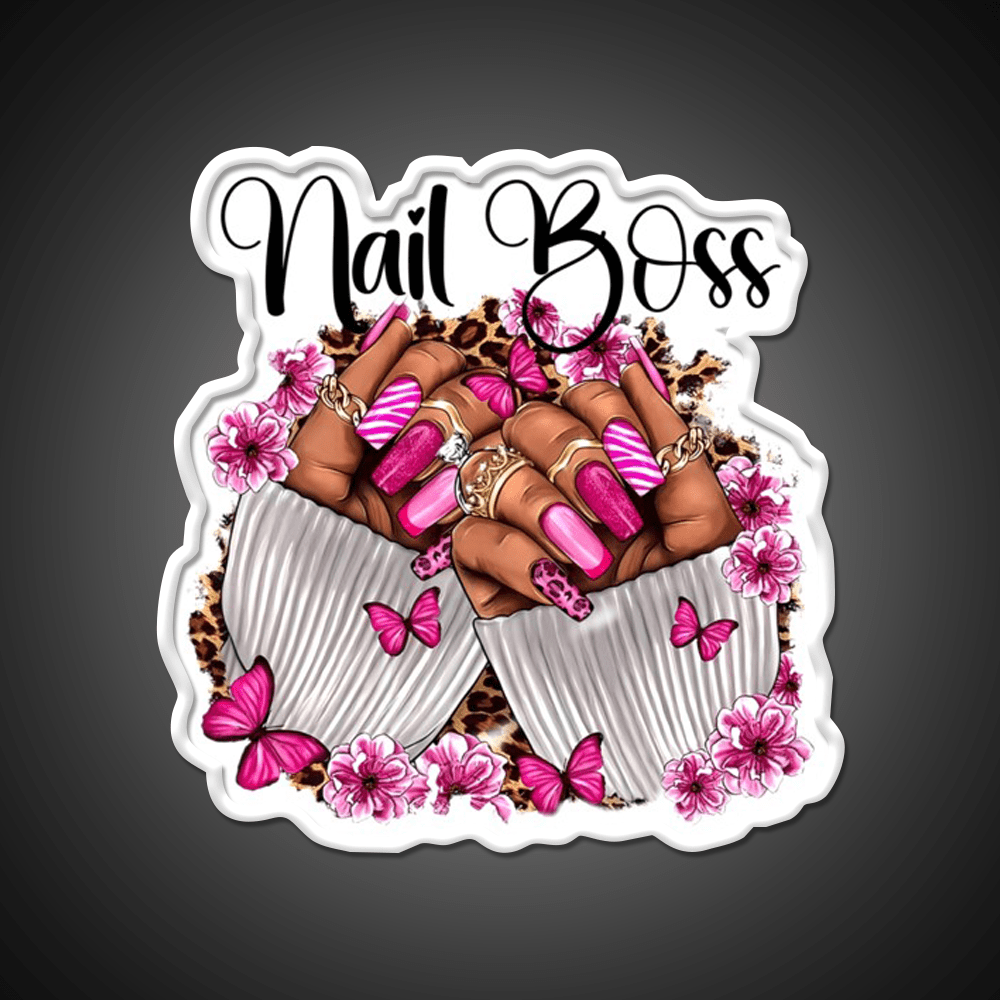 Nail Boss Nail Artist Nail Art Nail Salon Led Neon Sign Rgb Color - Shineneon