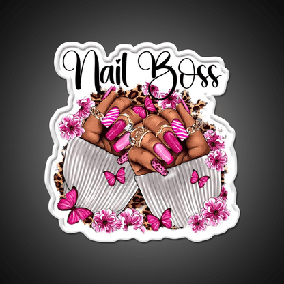 Nail Boss Nail Artist Nail Art Nail Salon Led Neon Sign Rgb Color - Shineneon