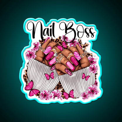 Nail Boss Nail Artist Nail Art Nail Salon Led Neon Sign Rgb Color - Shineneon
