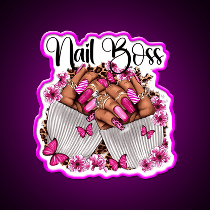 Nail Boss Nail Artist Nail Art Nail Salon Led Neon Sign Rgb Color - Shineneon
