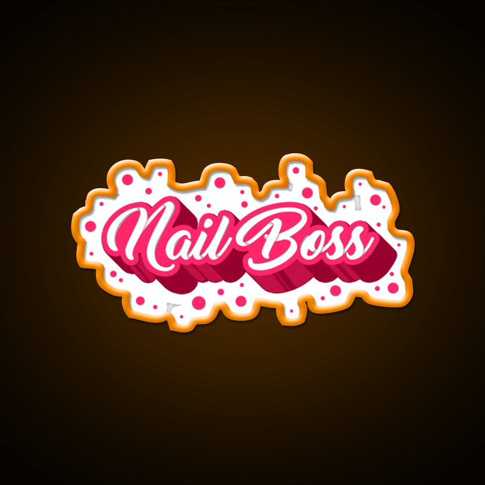 Nail Boss Nail Salon Led Neon Sign For Beauty Salon Rgb Color - Shineneon