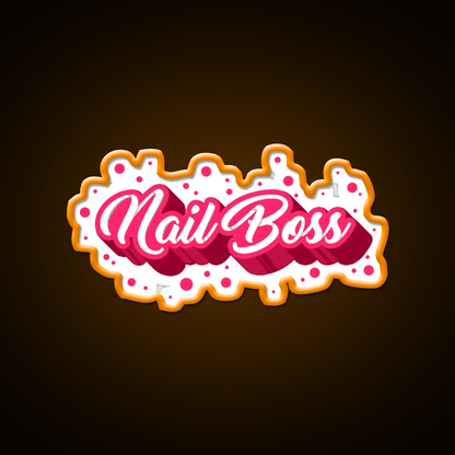 Nail Boss Nail Salon Led Neon Sign For Beauty Salon Rgb Color - Shineneon