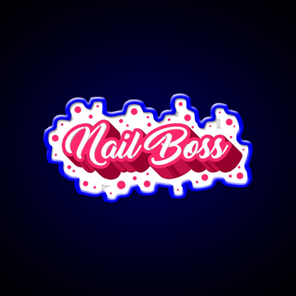 Nail Boss Nail Salon Led Neon Sign For Beauty Salon Rgb Color - Shineneon