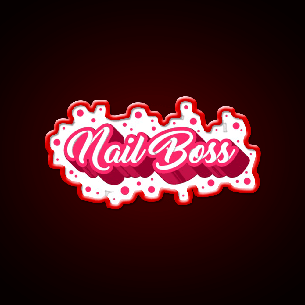Nail Boss Nail Salon Led Neon Sign For Beauty Salon Rgb Color - Shineneon