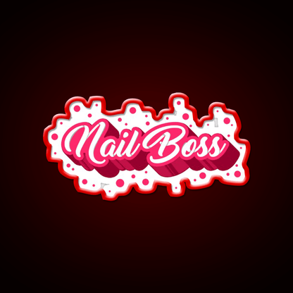 Nail Boss Nail Salon Led Neon Sign For Beauty Salon Rgb Color - Shineneon