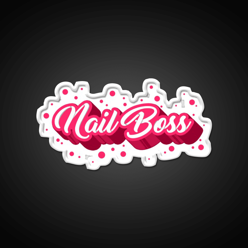 Nail Boss Nail Salon Led Neon Sign For Beauty Salon Rgb Color - Shineneon