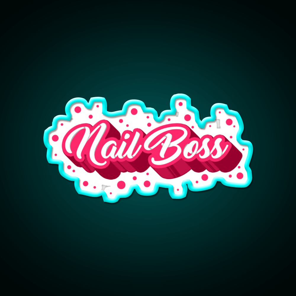 Nail Boss Nail Salon Led Neon Sign For Beauty Salon Rgb Color - Shineneon