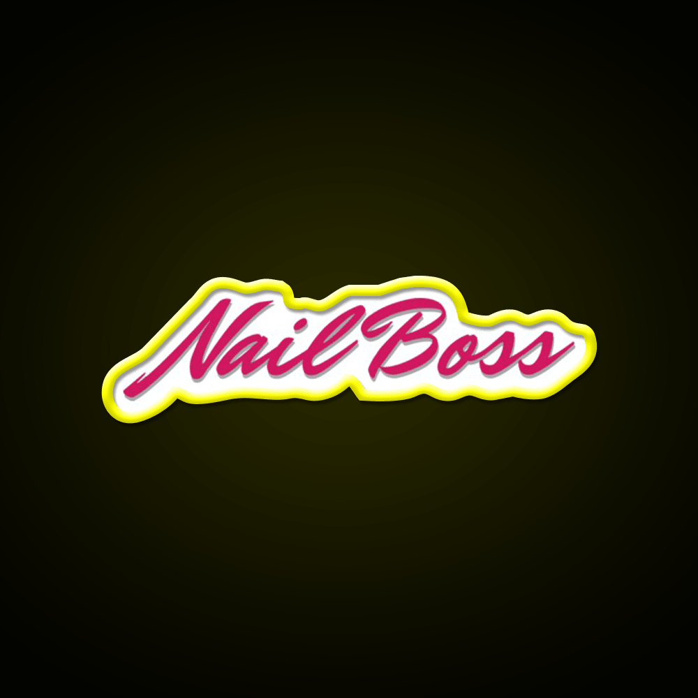 Nail Boss Nail Salon Led Neon Sign For Tech Room Rgb Color - Shineneon