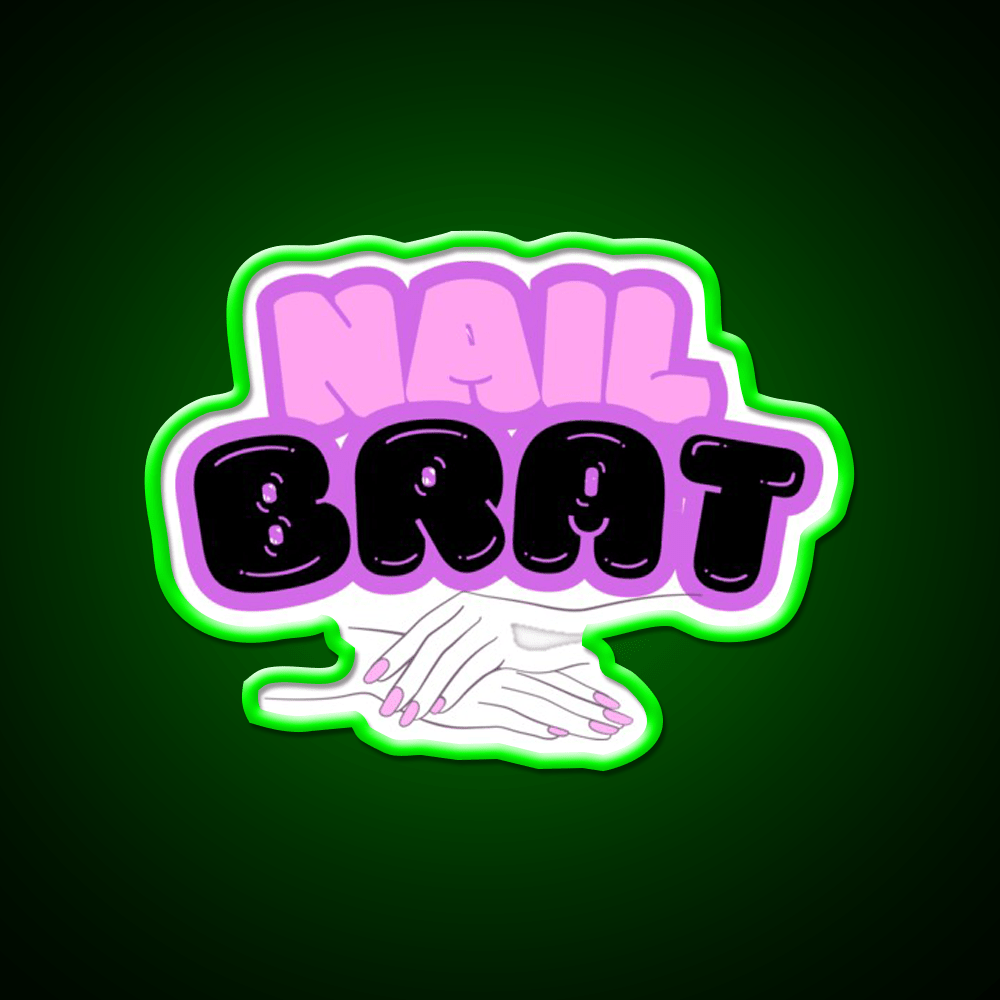 Nail Brat Nail Salon Led Neon Sign Rgb Color - Shineneon