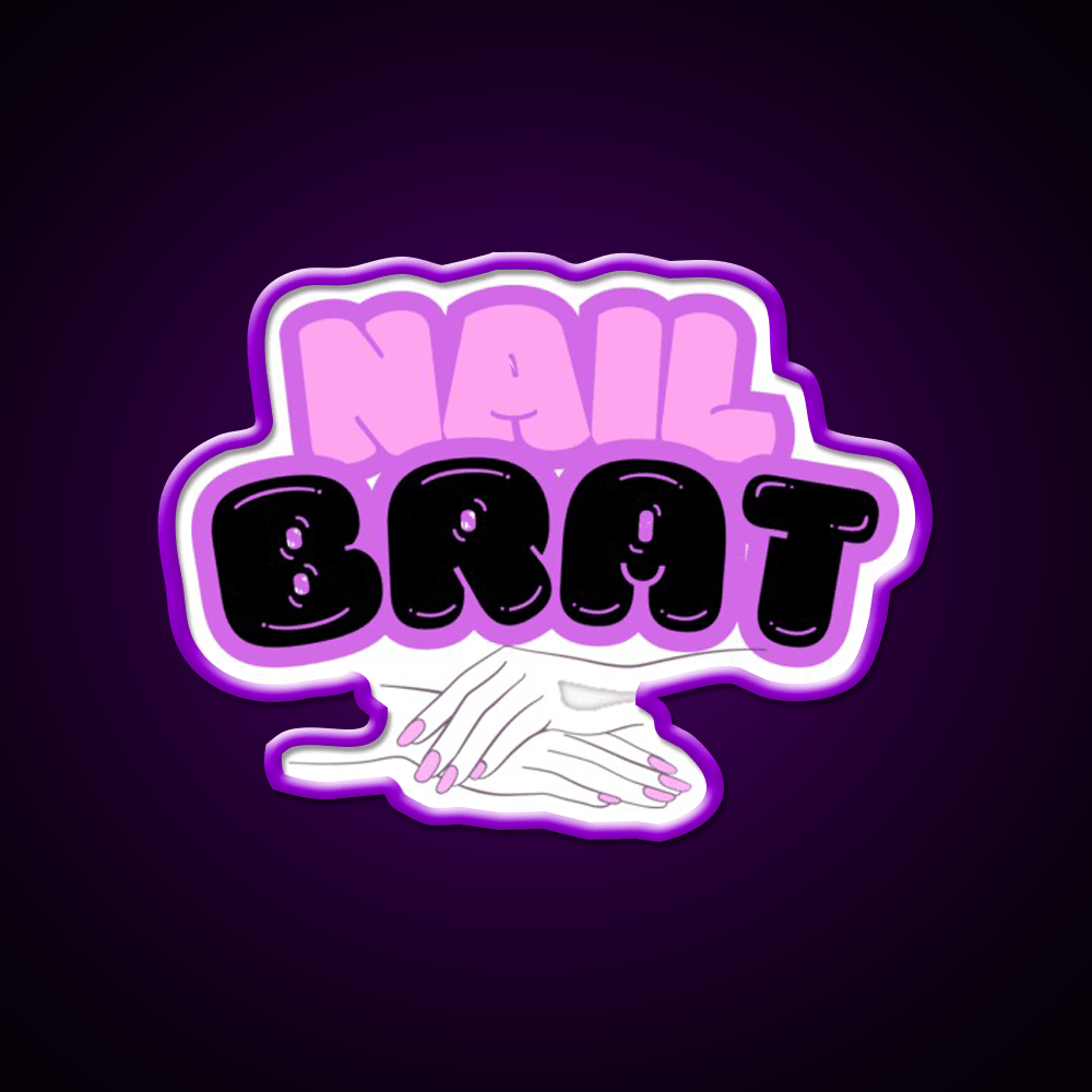 Nail Brat Nail Salon Led Neon Sign Rgb Color - Shineneon