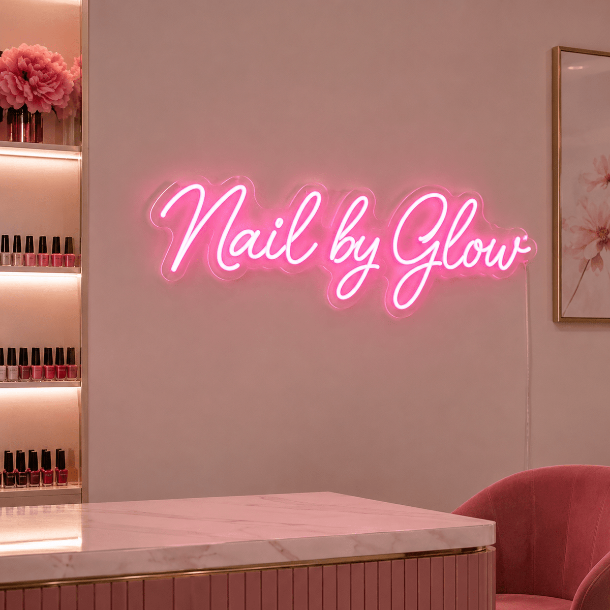 Nail By Glow LED Neon Sign - Shineneon