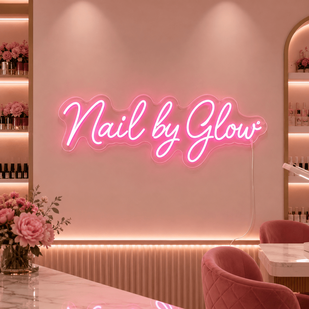 Nail By Glow LED Neon Sign - Shineneon