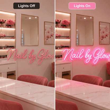 Nail By Glow LED Neon Sign - Shineneon