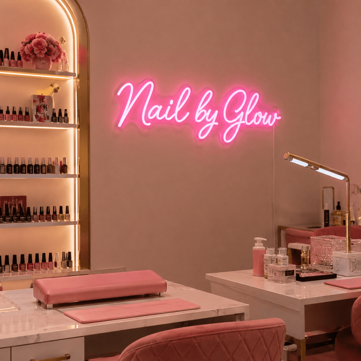 Nail By Glow LED Neon Sign - Shineneon