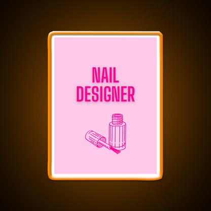 Nail Designer Nail Salon Led Neon Sign Rgb Color - Shineneon