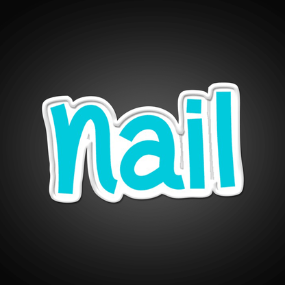 Nail Funny Cool Best Color Art Nail Salon Led Neon Sign Rgb Color - Shineneon