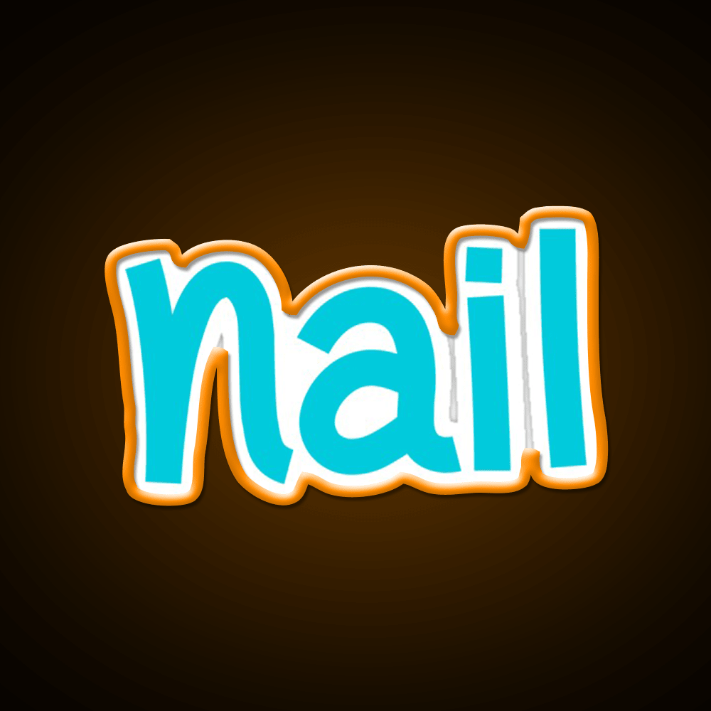 Nail Funny Cool Best Color Art Nail Salon Led Neon Sign Rgb Color - Shineneon
