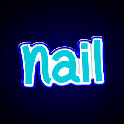 Nail Funny Cool Best Color Art Nail Salon Led Neon Sign Rgb Color - Shineneon
