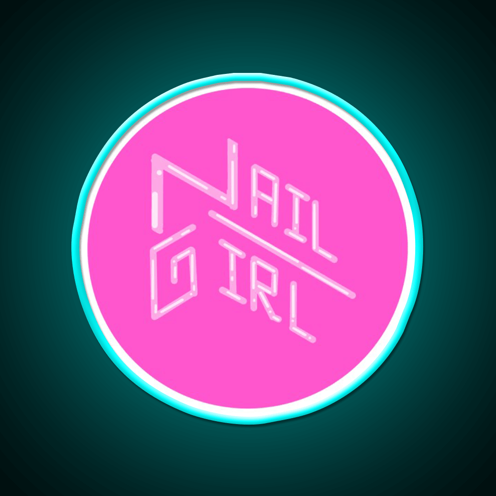 Nail Girl Nail Salon Led Neon Sign Rgb Color - Shineneon