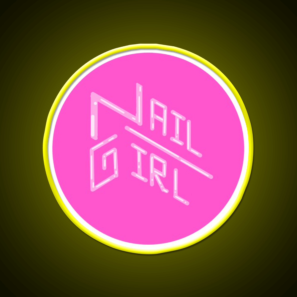 Nail Girl Nail Salon Led Neon Sign Rgb Color - Shineneon