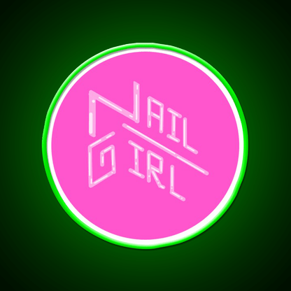 Nail Girl Nail Salon Led Neon Sign Rgb Color - Shineneon