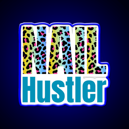 Nail Hustler Boss Polish Beauticians Salon Nail Salon Led Neon Sign Rgb Color - Shineneon