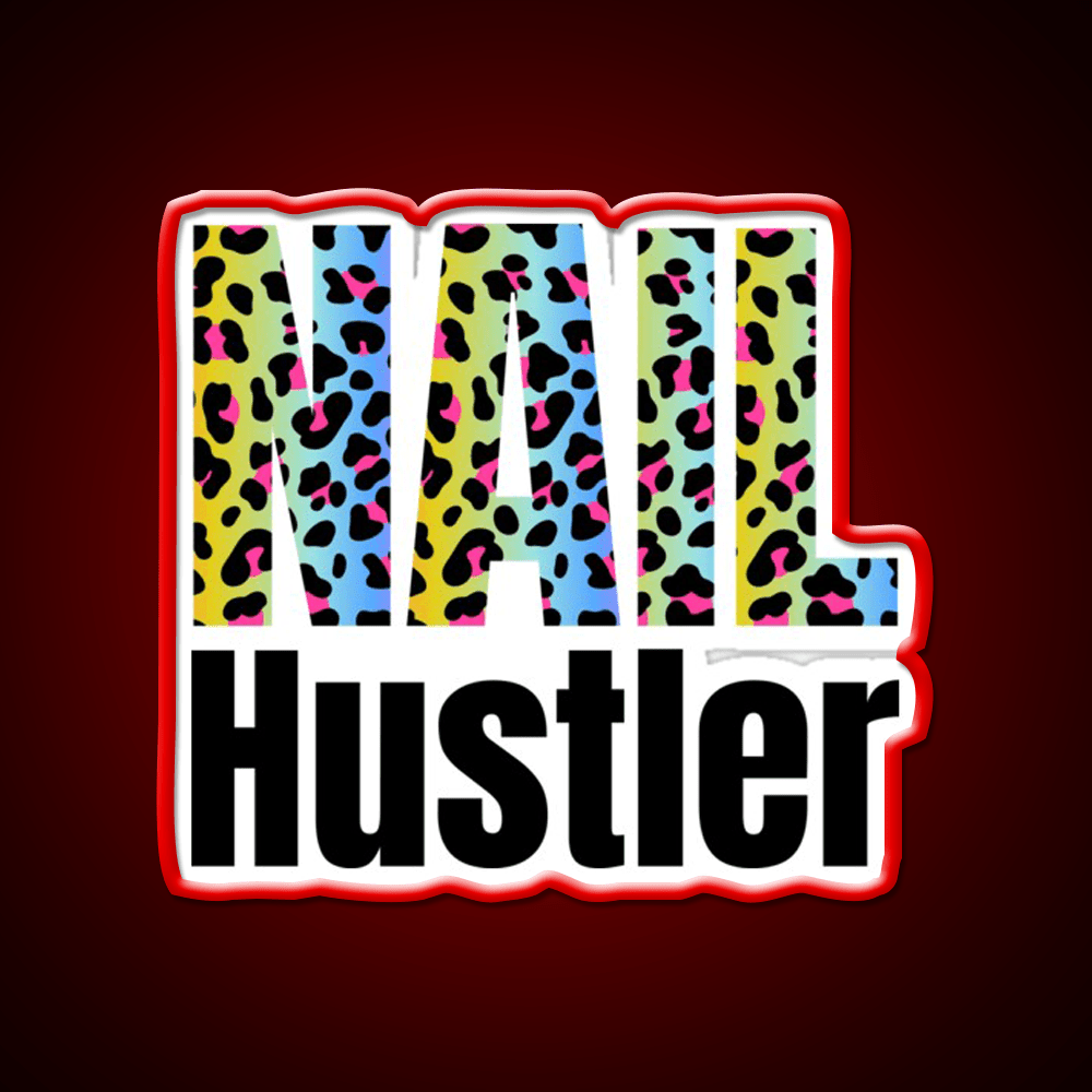 Nail Hustler Boss Polish Salon Nail Salon Led Neon Sign For Beauty Salon Rgb Color - Shineneon