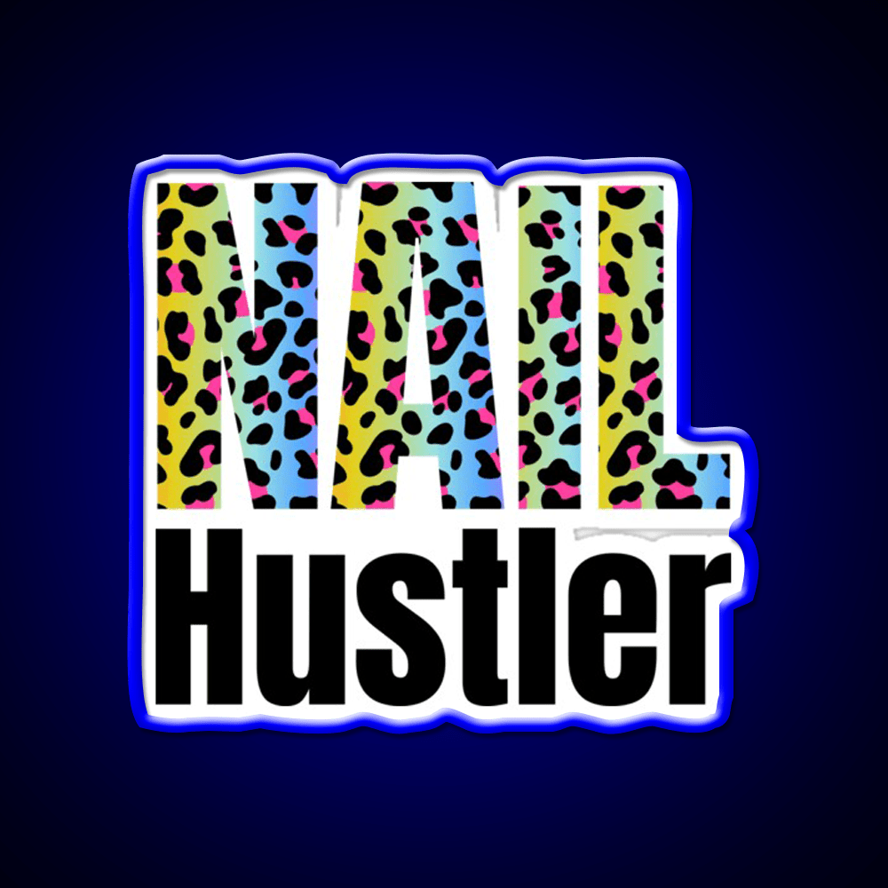 Nail Hustler Boss Polish Salon Nail Salon Led Neon Sign For Beauty Salon Rgb Color - Shineneon