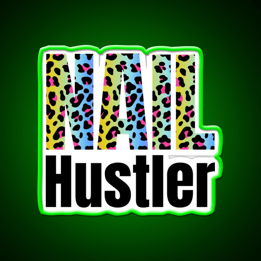 Nail Hustler Boss Polish Salon Nail Salon Led Neon Sign For Beauty Salon Rgb Color - Shineneon