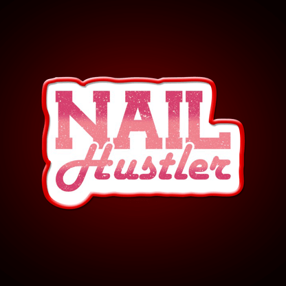 Nail Hustler Nail Tech Nail Salon Led Neon Sign Rgb Color - Shineneon