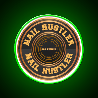 Nail Hustler Perfect For Anyone Who Loves Nail Salon Led Neon Sign Rgb Color - Shineneon