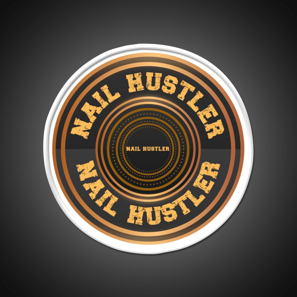 Nail Hustler Perfect For Anyone Who Loves Nail Salon Led Neon Sign Rgb Color - Shineneon