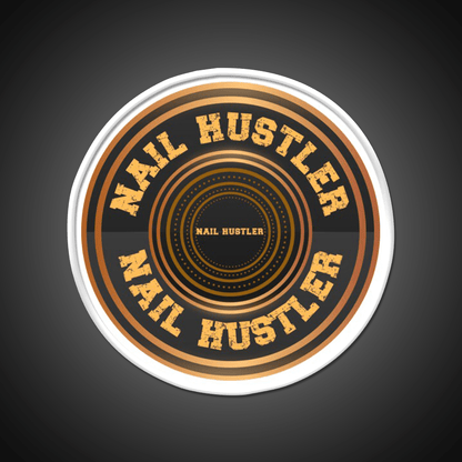Nail Hustler Perfect For Anyone Who Loves Nail Salon Led Neon Sign Rgb Color - Shineneon