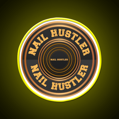 Nail Hustler Perfect For Anyone Who Loves Nail Salon Led Neon Sign Rgb Color - Shineneon