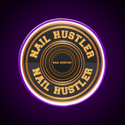 Nail Hustler Perfect For Anyone Who Loves Nail Salon Led Neon Sign Rgb Color - Shineneon