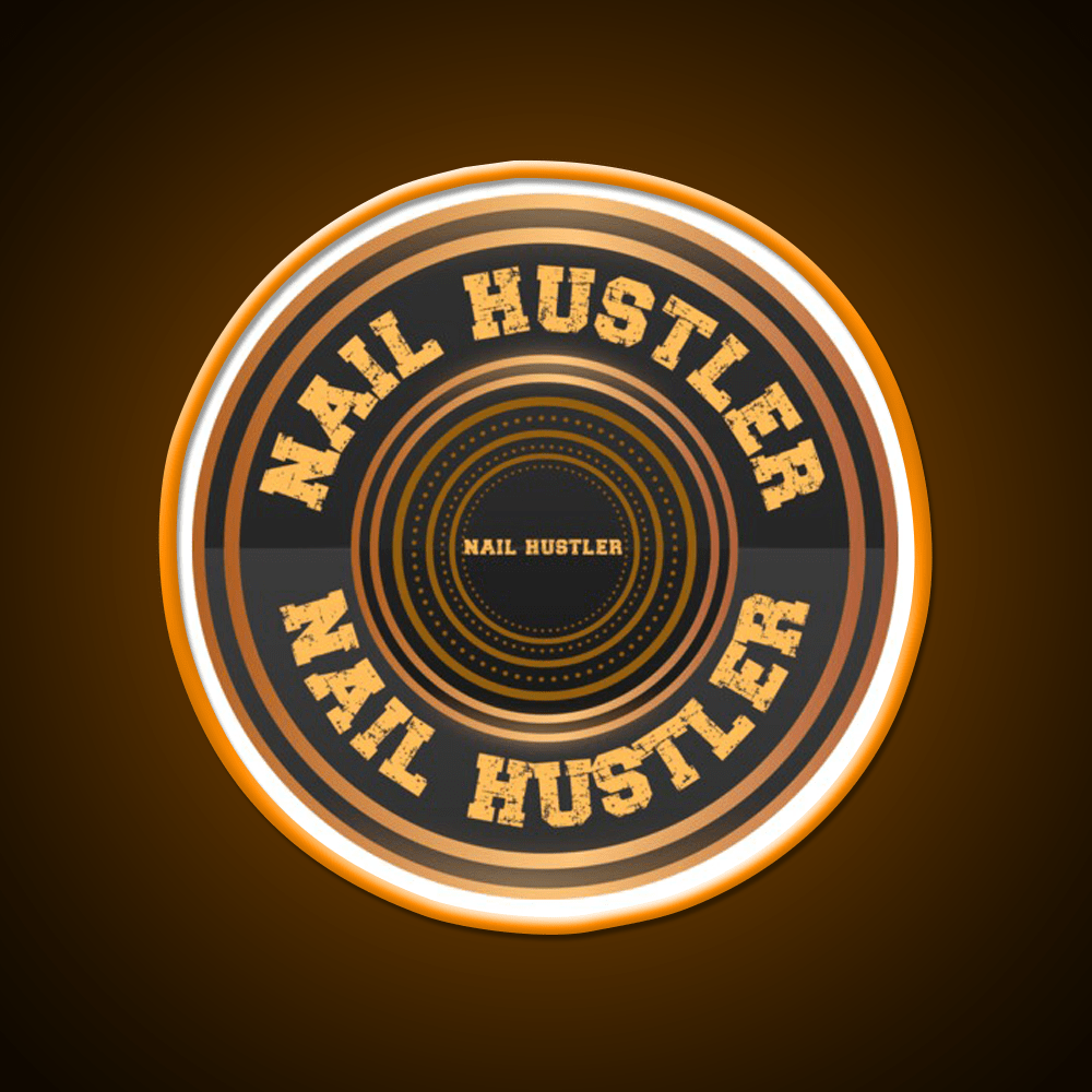 Nail Hustler Perfect For Anyone Who Loves Nail Salon Led Neon Sign Rgb Color - Shineneon