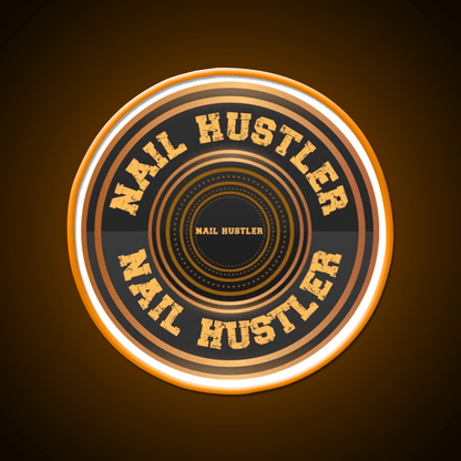 Nail Hustler Perfect For Anyone Who Loves Nail Salon Led Neon Sign Rgb Color - Shineneon